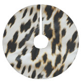 Zwart Wit Koeienhuid Kerstboom Rok (Voorkant)