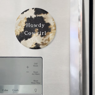 Zwart Wit Koeienhuid Magneet