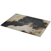 Zwart Wit Koeienhuid Snijplank (Hoek)