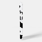 Zwart & Wit Koeienhuidprint Case-Mate iPhone Case (Achterkant / Links)