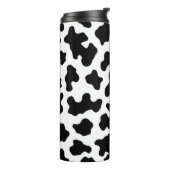 Zwart & Wit Koeienhuidprint Thermosbeker (Gedraaid links)