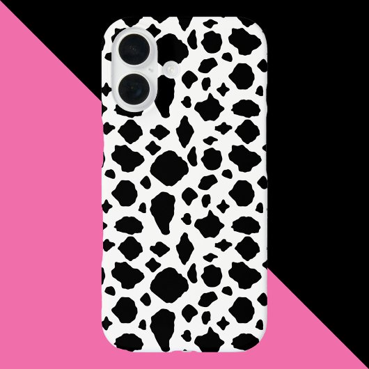 Zwart-wit koeienpatroon Case-Mate iPhone case