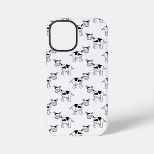 Zwart-wit koeienpatroon. iPhone 12 mini hoesje