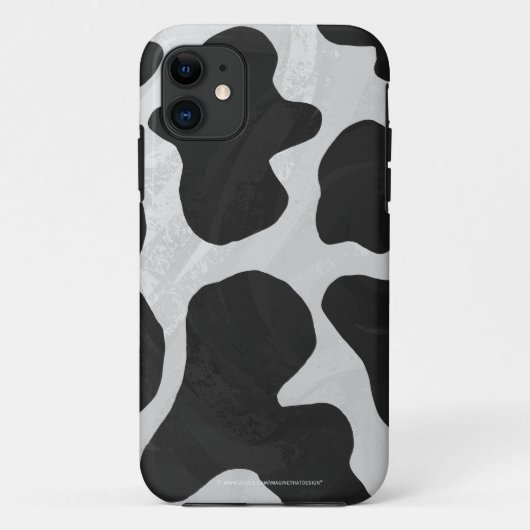 Zwart-wit koeienprint Case-Mate iPhone case (Achterkant)