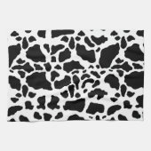 Zwart-wit koeienprint theedoek (Horizontaal)