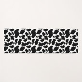 Zwart-wit koeienprint yogamat (Voorkant (horizontaal))
