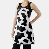 Zwart-wit koeienvel schort (Insitu)
