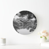 Zwart-wit, koel, uniek natuur en meer grote klok (Huis)