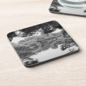 Zwart-wit, koel, unieke natuur en meer bier onderzetter (Linkerzijde)