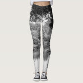 Zwart-wit, koel, unieke natuur en meer leggings (Voorkant)