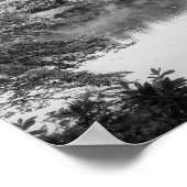 Zwart-wit, koel, unieke natuur en meer poster (Hoek)