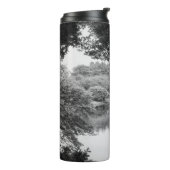 Zwart-wit, koel, unieke natuur en meer thermosbeker (Gedraaid links)