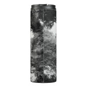 Zwart-wit, koel, unieke natuur en meer thermosbeker (Achterkant)