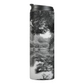 Zwart-wit, koel, unieke natuur en meer thermosbeker (Geroteerd rechts)
