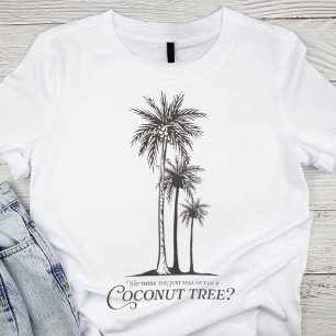 zwart-wit kokosnootboom Graphic T-shirt