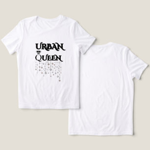 ZWART WIT KONINGIN ZELDZAME DIAMANT DAMES Tri-Blend SHIRT