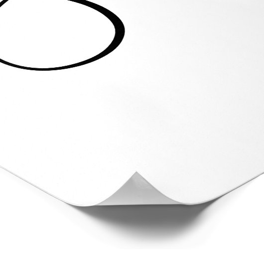 Zwart-wit koppels Douche Welkomstbord Poster (Hoek)