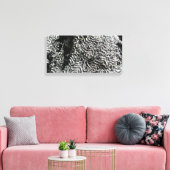 Zwart-wit koraal I Abstracte Natuur Foto Canvas Afdruk (Insitu (Woonkamer))