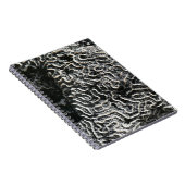 Zwart-wit koraal I Abstracte Natuur Foto Notitieboek (Rechterzijde)