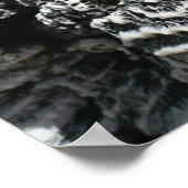 Zwart-wit koraal I Abstracte Natuur Foto Poster (Hoek)