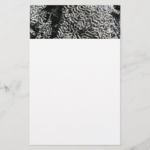 Zwart-wit koraal I Abstracte natuurfoto Briefpapier