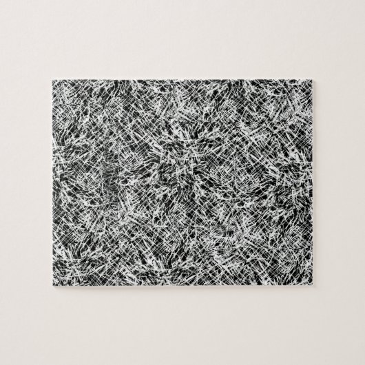 Zwart-wit krabbels legpuzzel (Horizontaal)