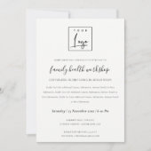 ZWART &  WIT KRAFT JOUW LOGO WORKSHOP GALA EVENEME KAART (Voorkant)