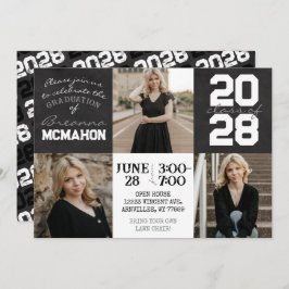 Zwart-wit krijtbord 3 Foto Afstuderen Kaart