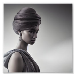 Zwart-wit kunst foto afdruk