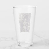 Zwart-wit Kunst van Sint Franciscus de Sales Glas (Achterkant)