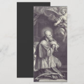 Zwart-wit kunst van Sint-Franciscus van Sales (Voorkant / Achterkant)