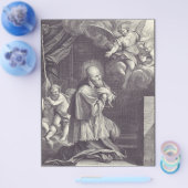 Zwart-wit kunst van Sint-Franciscus van Sales Flyer (Enkel)