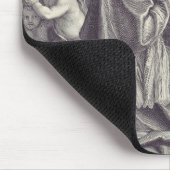 Zwart-wit kunst van Sint-Franciscus van Sales Muismat (Hoek)