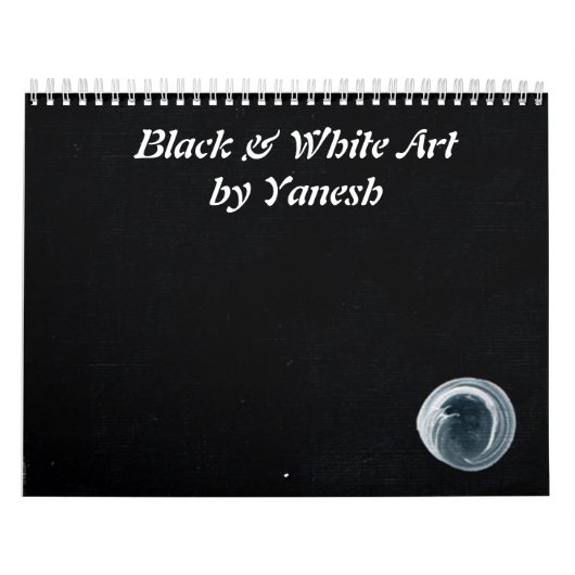 Zwart-wit kunst van Yanesh Kalender (Hoes)