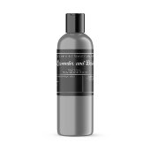 Zwart-wit label voor zeep cosmetica pot