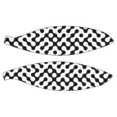 Zwart wit labyrint patroon basketbal (Panelen)