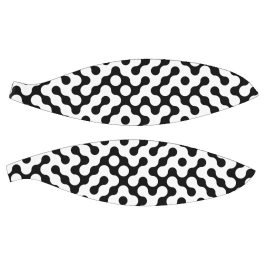 Zwart wit labyrint patroon basketbal (Panelen)