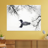 Zwart-wit ladocanvas canvas afdruk (Insitu (Woonkamer))