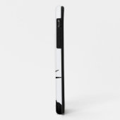 Zwart & Wit Lady Liberty Silhouet Case-Mate iPhone Case (Achterkant/links)