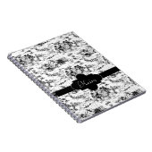 zwart-wit landelijk toilet notitieboek (Rechterzijde)