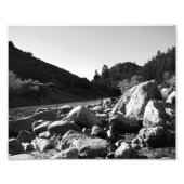 Zwart-wit landschap 4 foto afdruk (Voorkant)