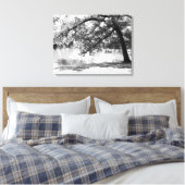 Zwart-wit landschap canvasprint canvas afdruk (Insitu (Slaapkamer))