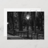 Zwart-wit landschap Foto van Central Park Briefkaart (Voorkant / Achterkant)
