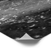 Zwart-wit landschap Foto van Central Park Poster (Hoek)