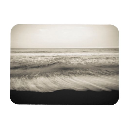 Zwart-wit landschap, Hawaii Magneet (Horizontaal)