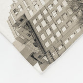 Zwart-wit landschap in Central Park Fleece Deken (Hoek)