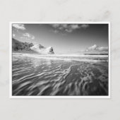 Zwart-wit landschapsfoto briefkaart (Voorkant)