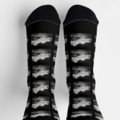Zwart-wit landschapsfotografie sokken (Top)