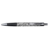 Zwart & Wit Lapwerk 04 van het Patroon Pen (Achterkant)