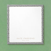 Zwart wit, Latijns patroonpatroon Notitieblok